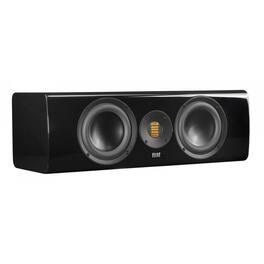 ELAC - CC281.2-GB - 6" 2.5-Way Center Speaker - Gloss Black, Sold Individually - Black/Gray