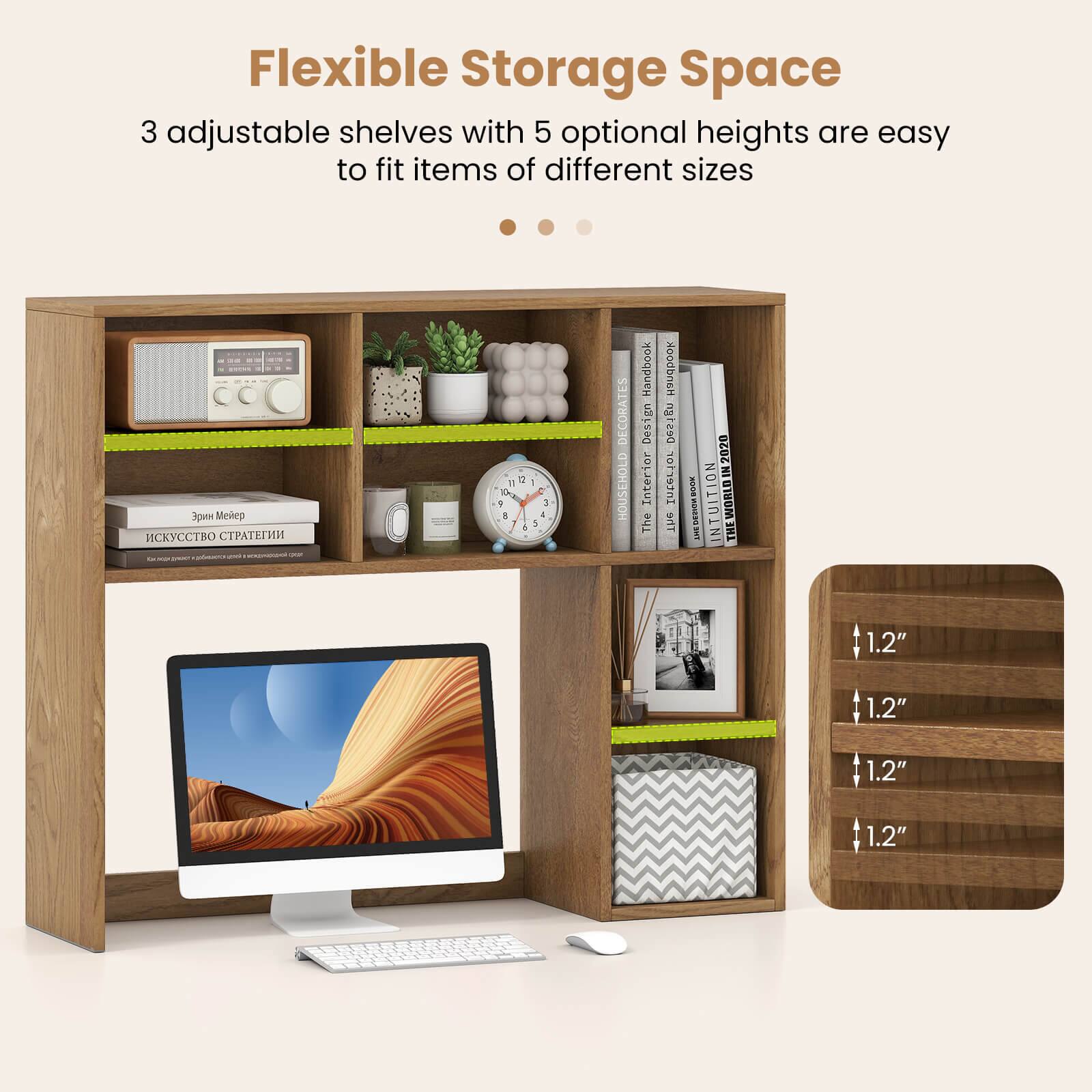 Flexible Storage Space 3 adjustable shelves with 5 optional heights are easy to fit items of different sizes - - a 9 - p 1 1 i a 1 1 53 DECORA HOUSEHOLD Handbook Design Interior The  gn 590 Interior The 2020 IN ON # D-BK pak INTUITION WORLD I IN THE 1.2" 1.2" 1.2" 1.2"