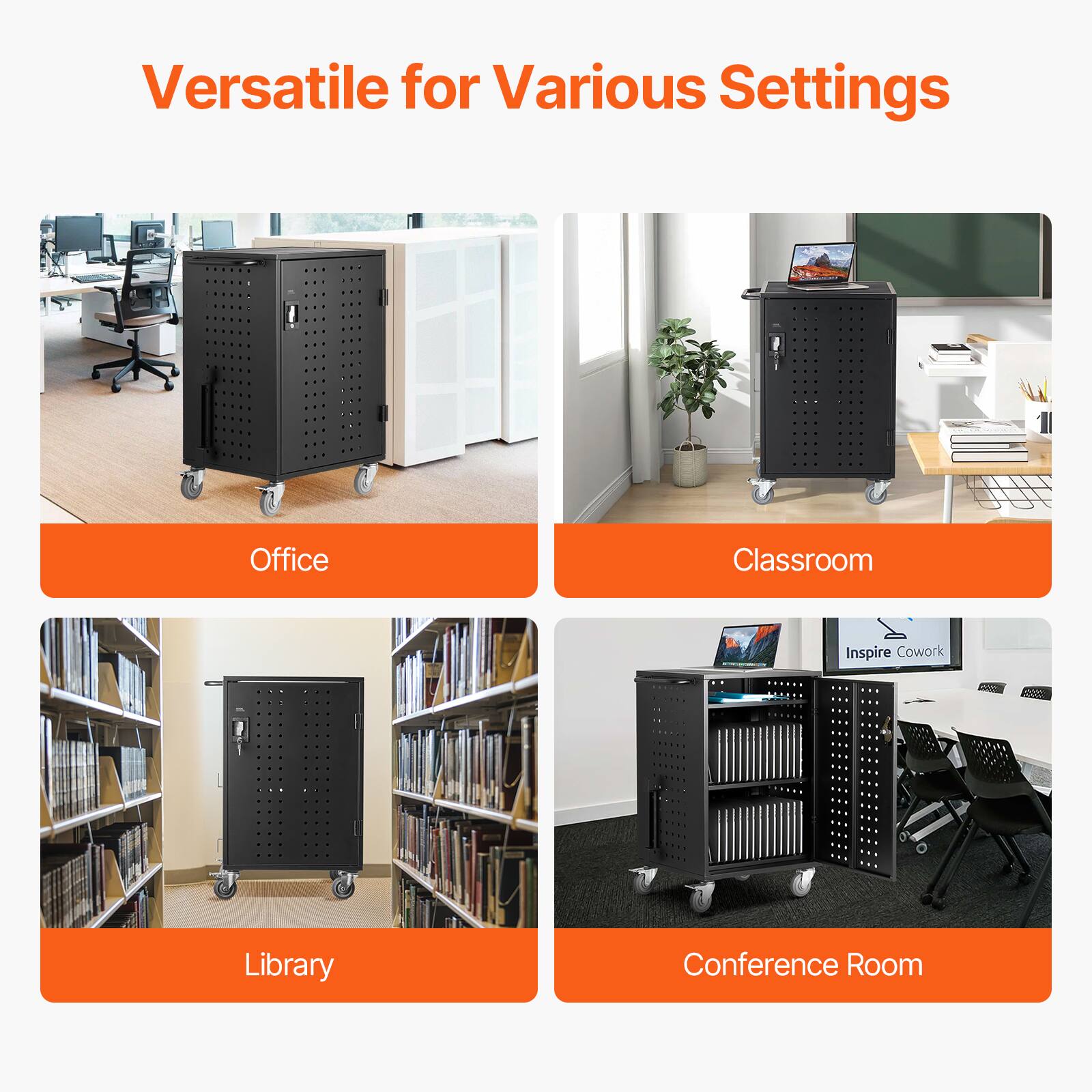 Versatile for Various Settings

- Office
- Classroom
- Library
- Conference Room