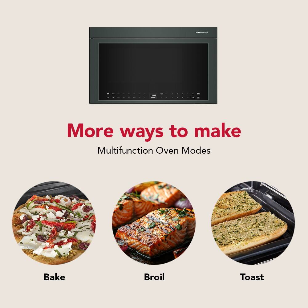 More ways to make  
Multifunction Oven Modes  

Bake  
Broil  
Toast