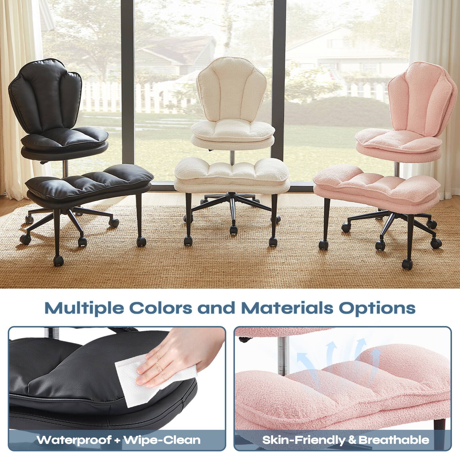 Multiple Colors and Materials Options

Waterproof + Wipe-Clean

Skin-Friendly & Breathable