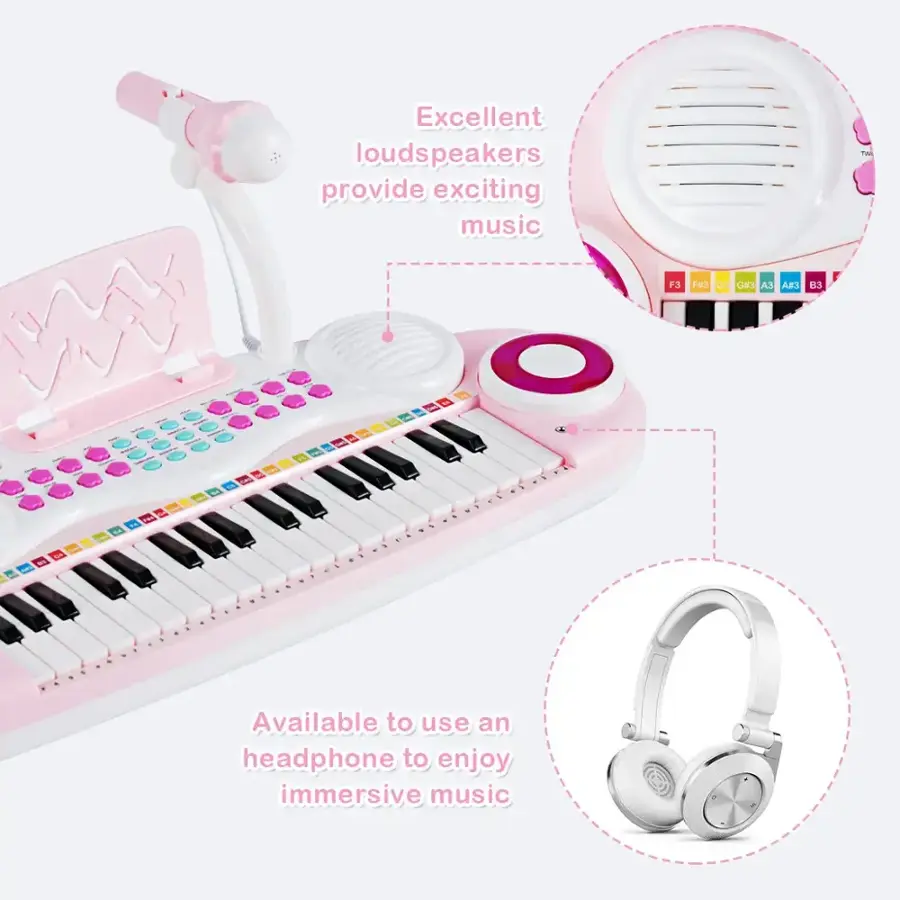 Excellent loudspeakers provide exciting music. Available to use an headphone to enjoy immersive music.