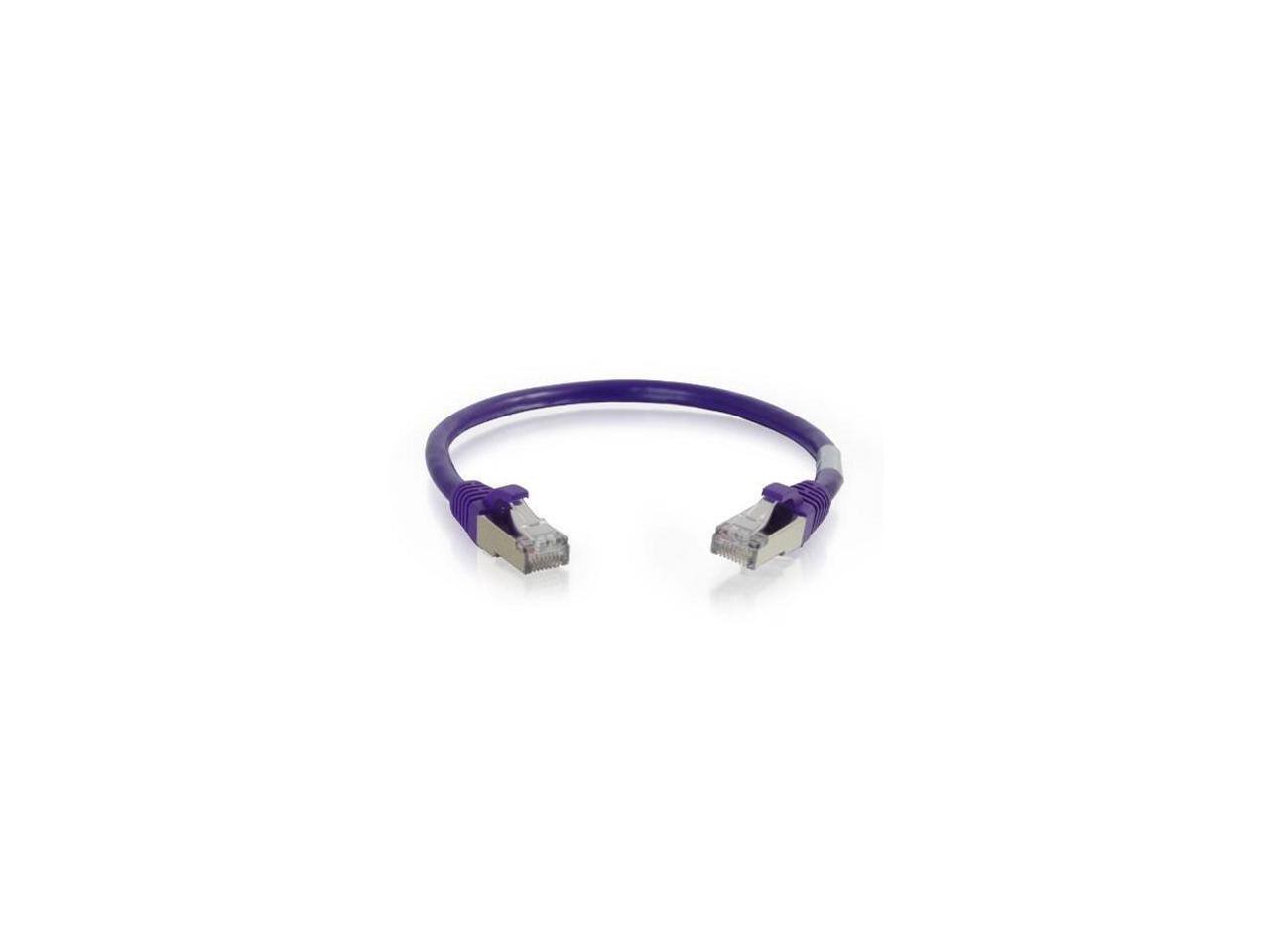 Alt View 3. Cables to Go - C2G 00903 Cat6 Cable - Snagless Shielded Ethernet Network Patch Cable, Purple (7 Feet, 2.13 Meters).