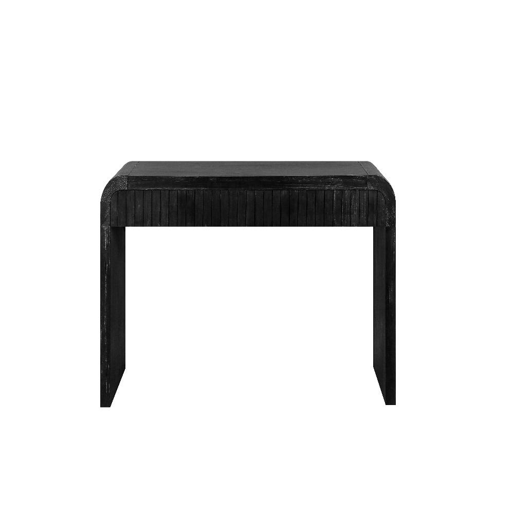 Alt View 10. Loheer - Loheer 59 inch farmhouse console table, Antique Black Entryway Table with Hidden Drawers - Antique Black.