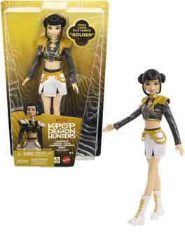 Mattel - KPop Demon Hunters HUNTR/X: Zoey “Golden" Singing Doll (KPDH) - COLLECTIBLES - Multicolor