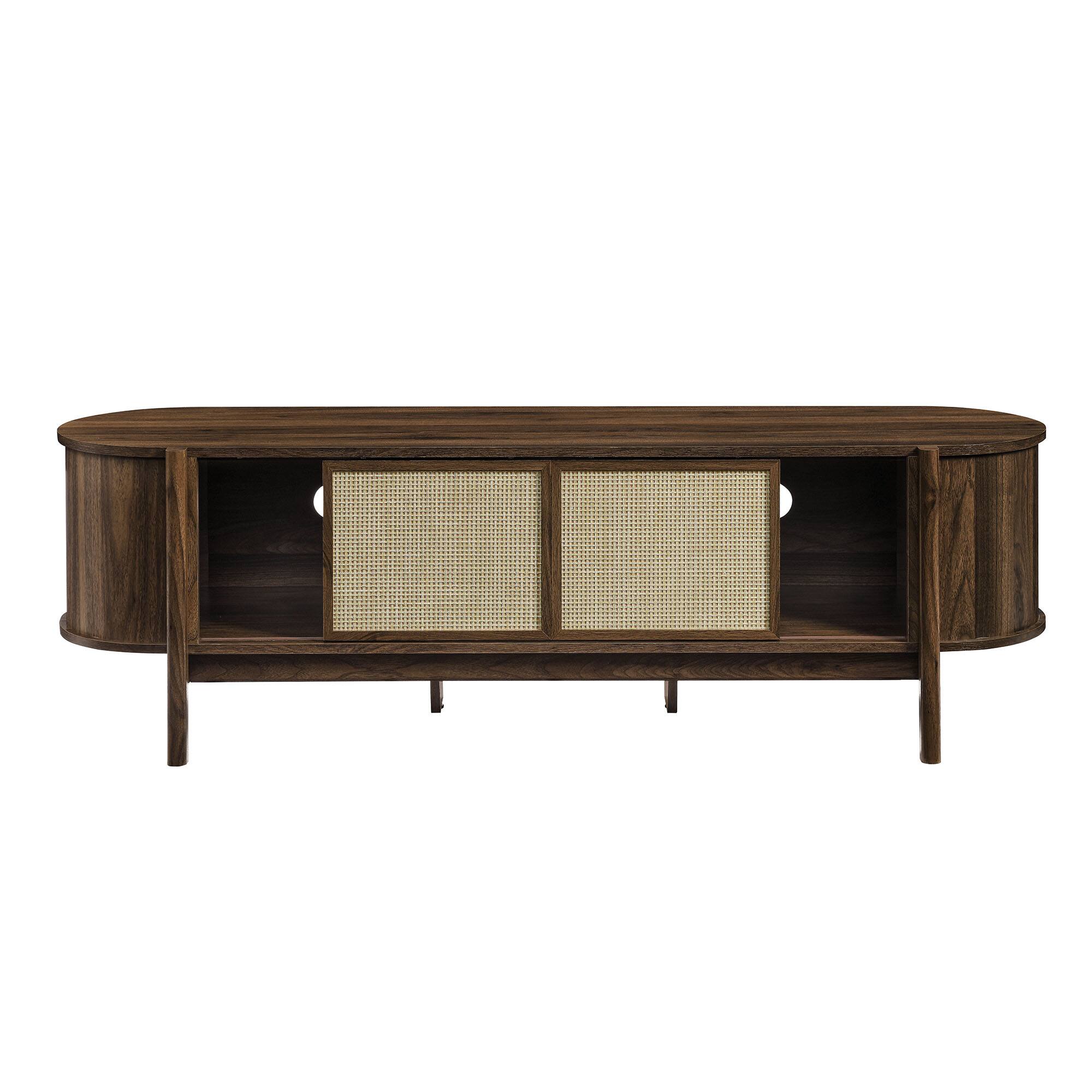 Alt View 2. Modway - Reid 61" TV Stand by Modway - Walnut.