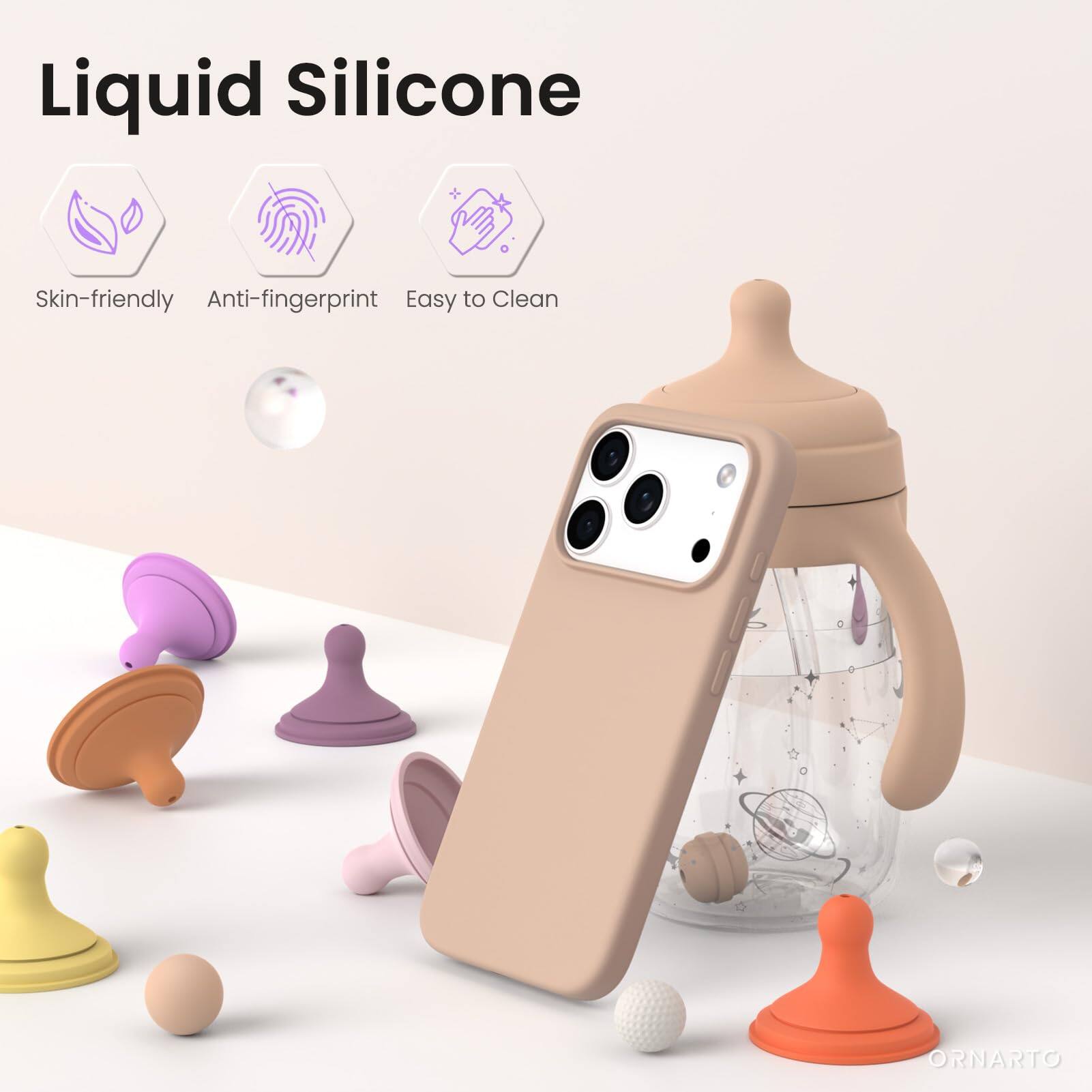 Liquid Silicone

Skin-friendly  
Anti-fingerprint  
Easy to Clean  

ORNARTO