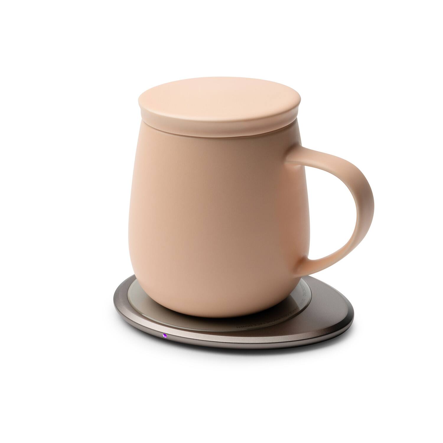 Angle. OHOM - OHOM Ui 3 Set Self-Heating Mug Rosy Apricot - Rosy.