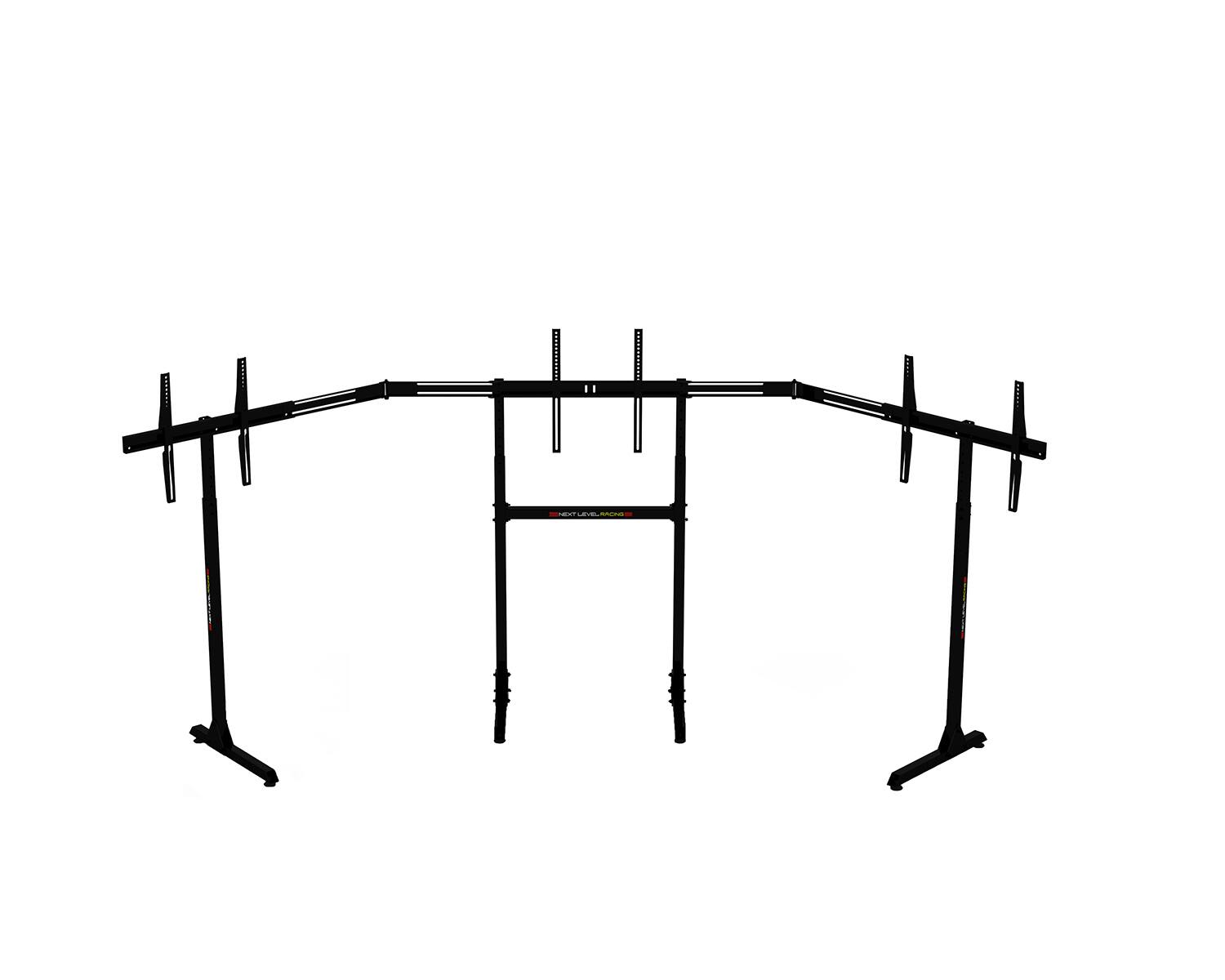 Left. Next Level Racing - Free Standing Triple Monitor Stand - Black.