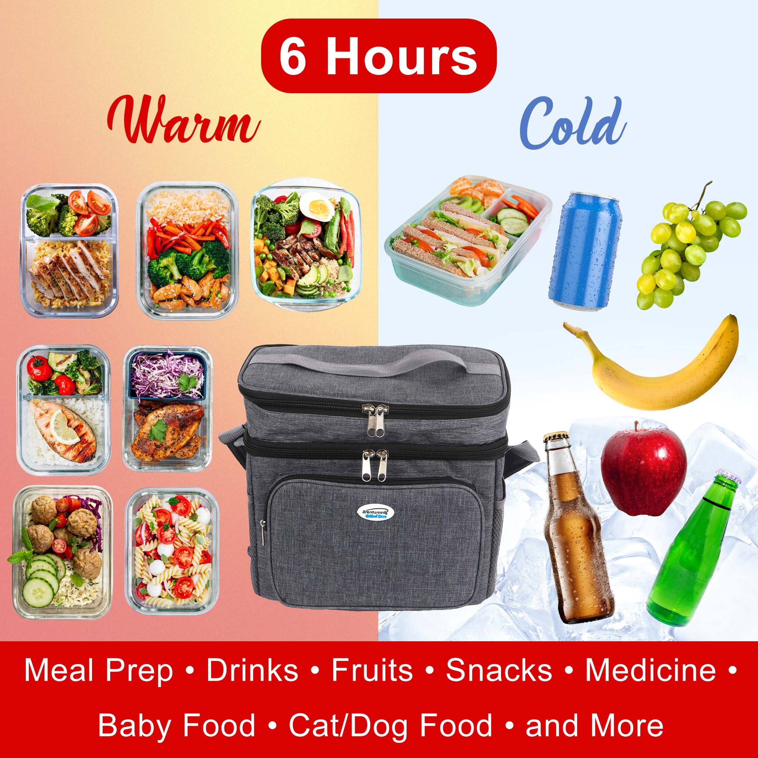 6 Hours Warm Cold

Meal Prep • Drinks • Fruits • Snacks • Medicine • Baby Food • Cat/Dog Food • and More