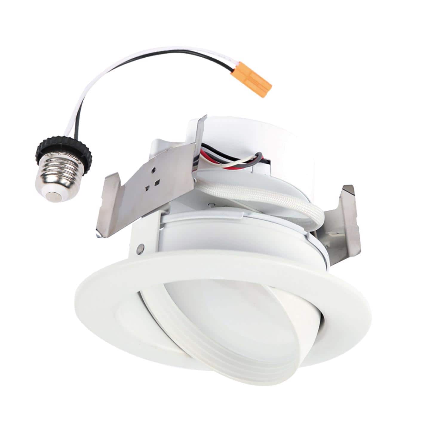 Halo - White 4 in. W LED Recessed Lighting Gimbal 8.8 W
