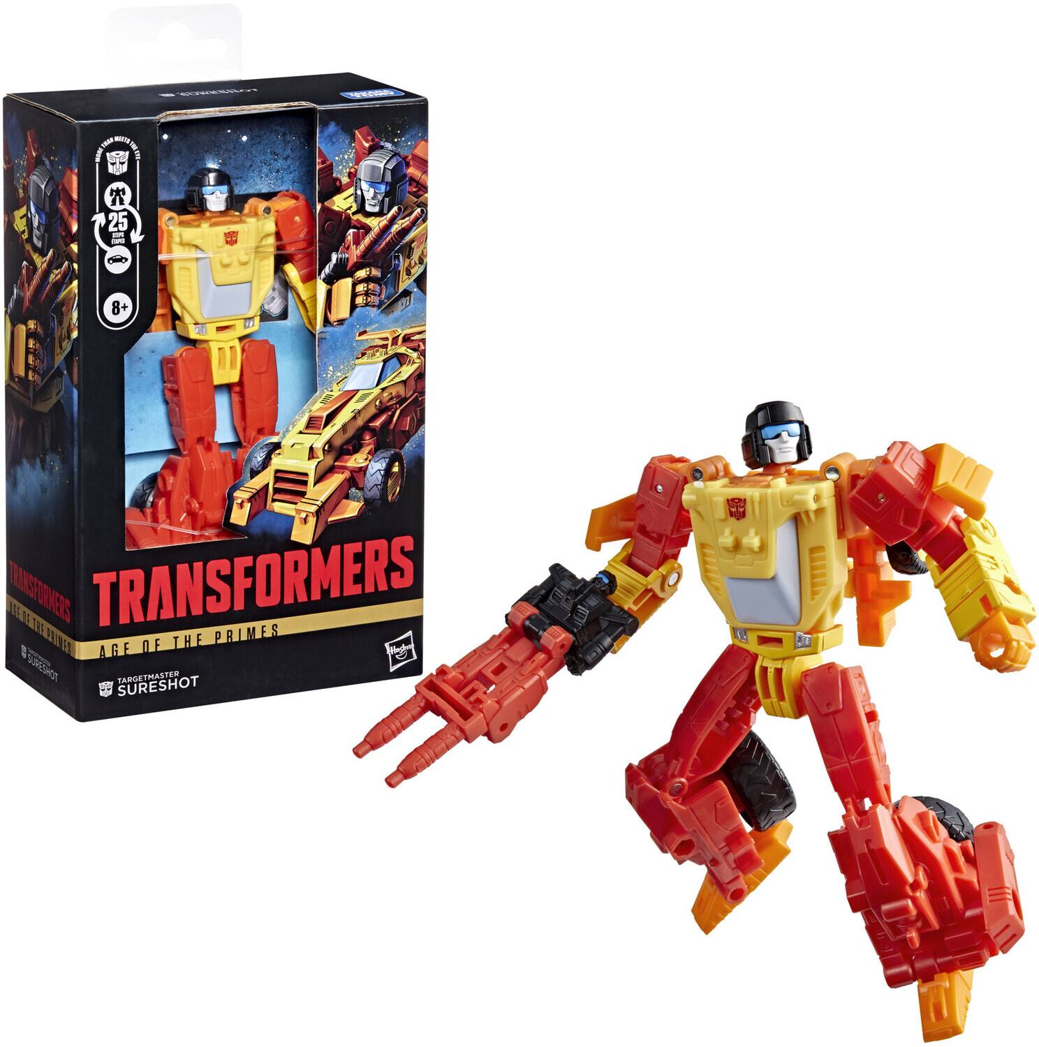 Hasbro Collectibles - Transformers - Age of the Primes - Deluxe Class Targetmaster Sureshot Action - COLLECTIBLES