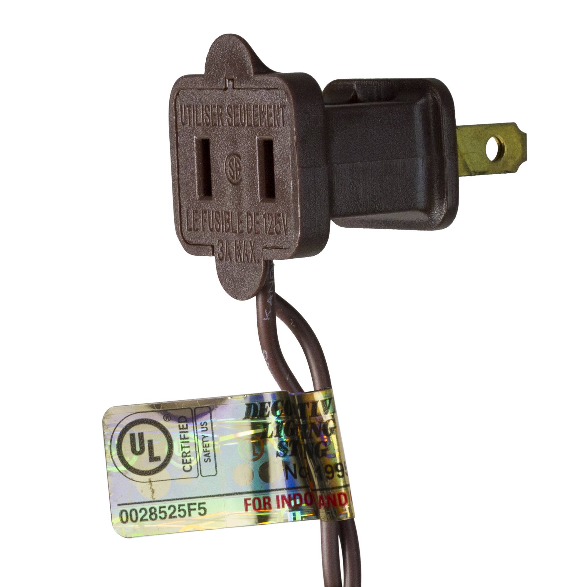 UTILISER SÉCURÉMENT  
LE FUSIBLE DE 125V  
3A MAX  

CERTIFIED  
UL  
SAFETY  
0028525F5  

FOR INDOOR AND OUTDOOR USE