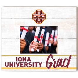 Jardine - Iona University Gaels 13.5" x 11.5" Grad Frame - White