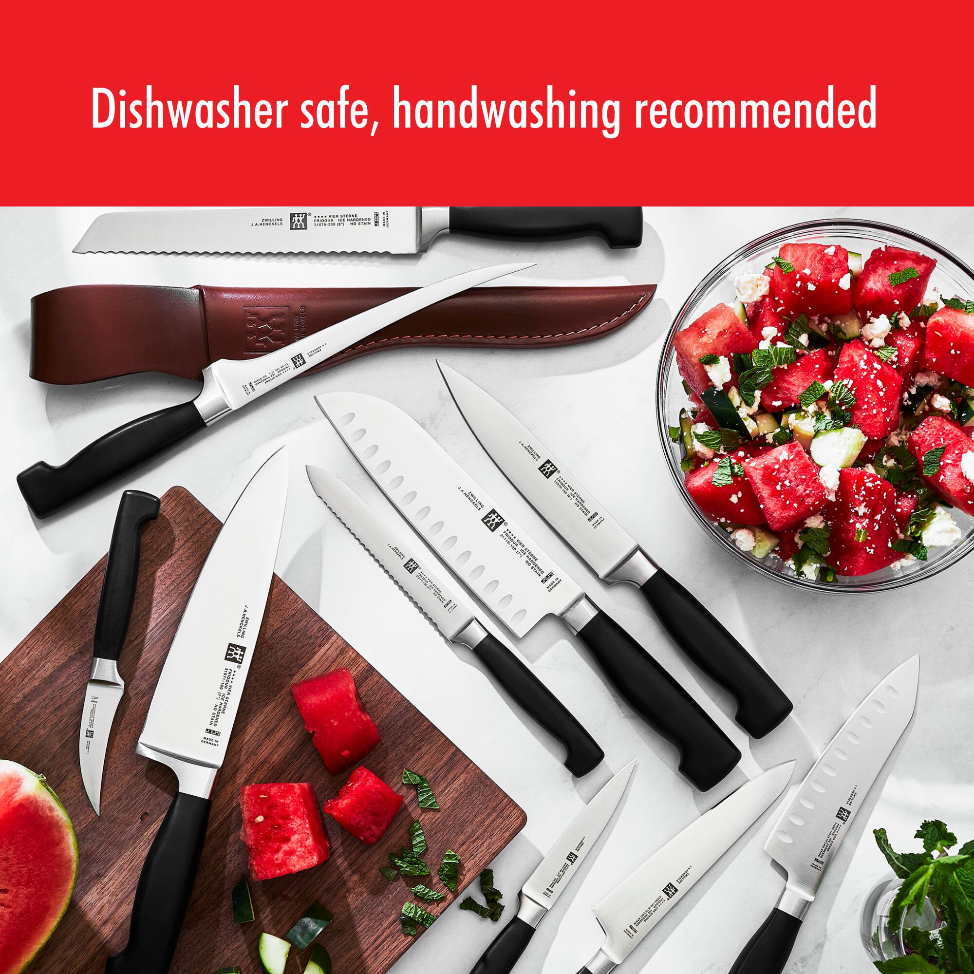Dishwasher safe, handwashing recommended