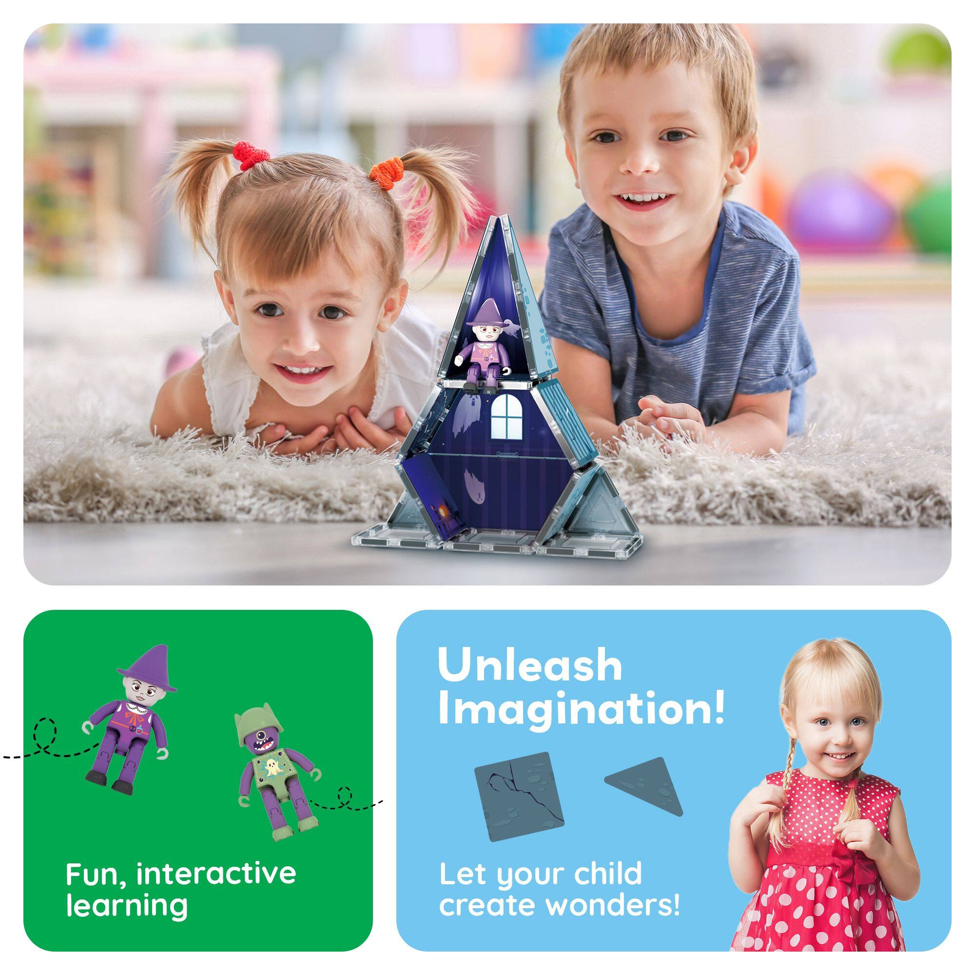 Unleash Imagination!  
Fun, interactive learning  
Let your child create wonders!