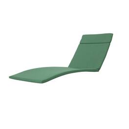 Ecooso - 1PCS Outdoor Chaise Lounge Cushion,Water-Resistant,100% Polyester Fabric, No Assembly Required(Without Chaise Lounge) - Green