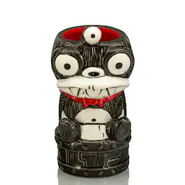 Beeline Creative - Geeki Tikis Futurama Nibbler Ceramic Mug | Holds 12 Ounces - Black