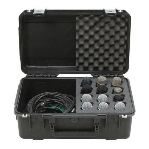 Angle. SKB - iSeries Waterproof Hardshell Microphone Case for 12 Mics 3i-2011-MC12.