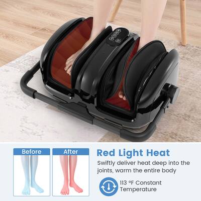 Foot and Calf Massager Heat 360 Adjustable Stand with Multiple Functions for Full Foot | Costway Foot and Calf Massager Heat 360 Adjustable Stand with Multiple Functions for Full Foot | Costway