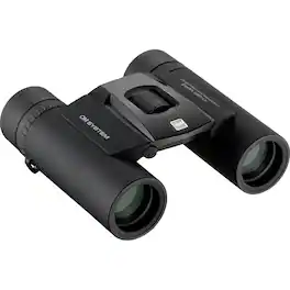 OM System - 10x25 WP II Waterproof Roof Prism Binoculars V656020BU000 - Black