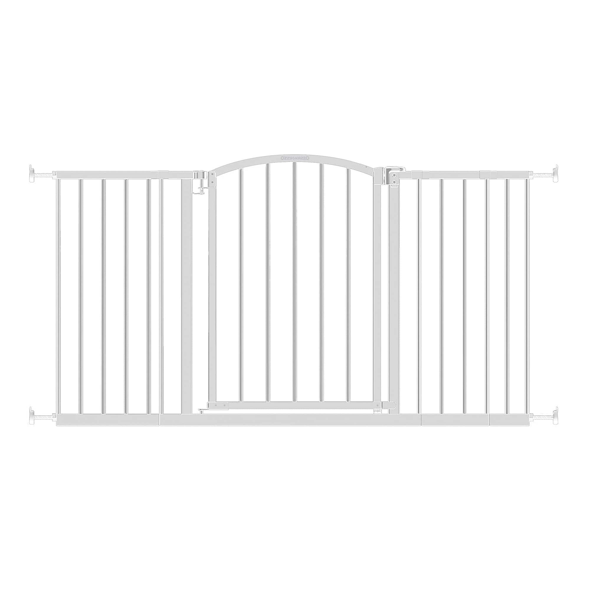 Ingenuity - Ozzy & Kazoo 27” Tall Walk Through Dog Gate For Doorway or Stairway price history on PriceWatchPro
