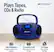 Plays Tapes, CDs & Radio
Emerson
IN OI FUNC SAN I - - 1028 - + - -..
Emerson O AM/FM Radio Programmable station presets
Cassette Deck Play, rewind & record to tape
CD Player CDs, CD-Rs & CD-RWs