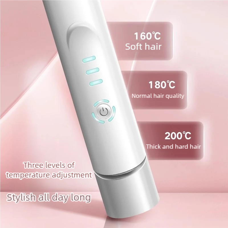 160°C Soft hair  
180°C Normal hair quality  
200°C Thick and hard hair  

Three levels of temperature adjustment  
Stylish all day long