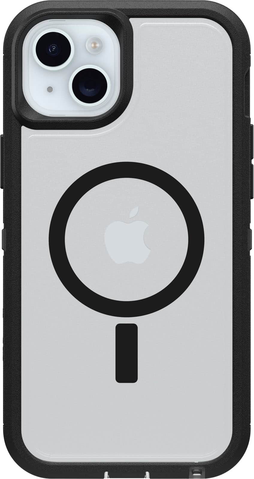 Front. OtterBox - Defender Series Pro XT Hard Shell for MagSafe for Apple iPhone 15 Plus and Apple iPhone 14 Plus - Dark Side.