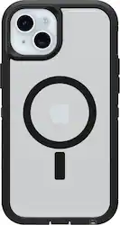 OtterBox - Defender Series Pro XT Hard Shell for MagSafe for Apple iPhone 15 Plus and Apple iPhone 14 Plus - Dark Side - Front_Zoom