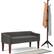Alt View 12. Simpli Home - Parris Upholstered Bench - Dark Grey.