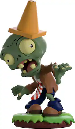 Youtooz - Plants vs. Zombies - Conehead Zombie Vinyl Figure - COLLECTIBLES - Multicolor
