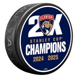 Mustang Drinkware - Florida Panthers Two-Time Stanley Cup Champions Puck - Multicolor