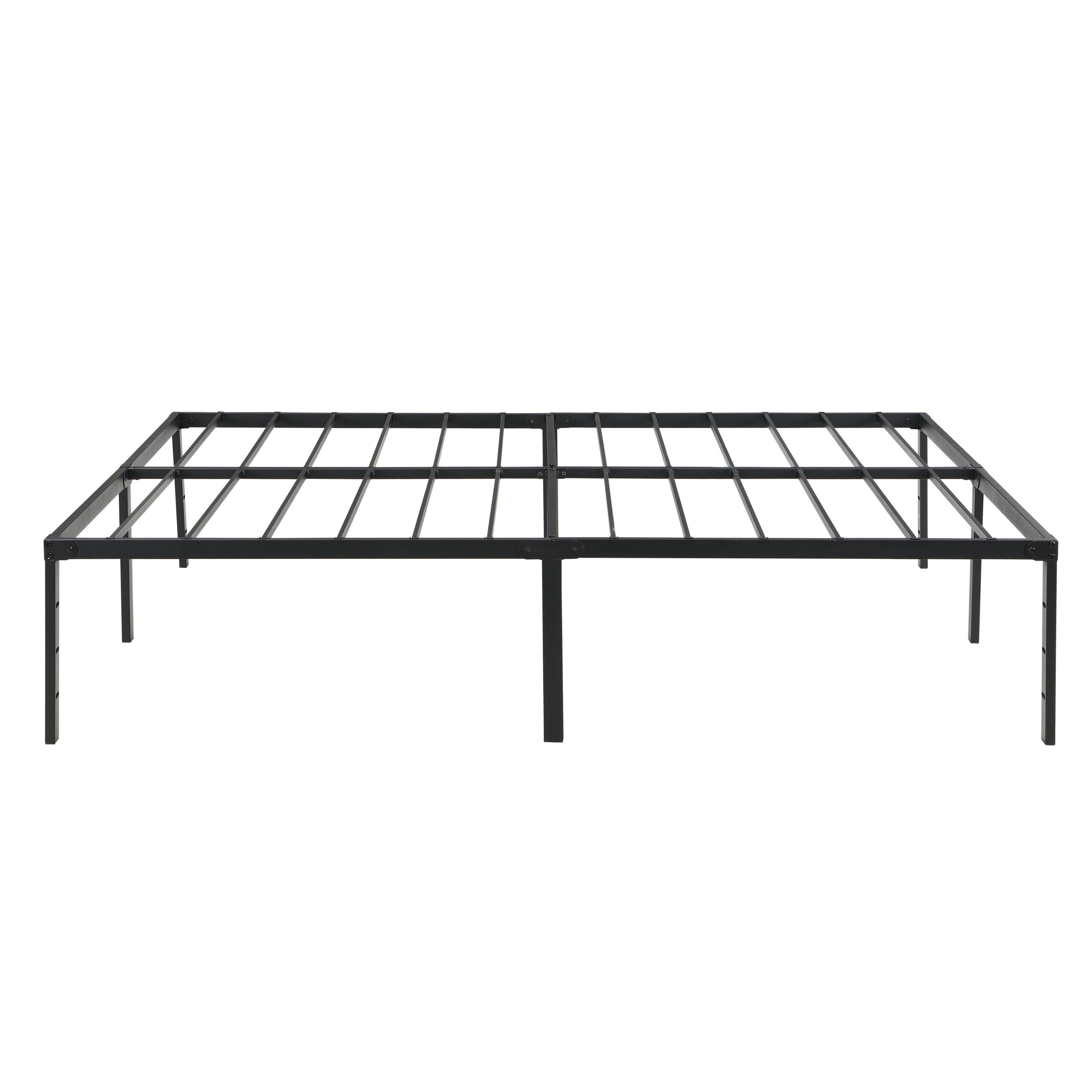 Alt View 1. LUCKY ONE - Queen Size Bed Frame - Black.