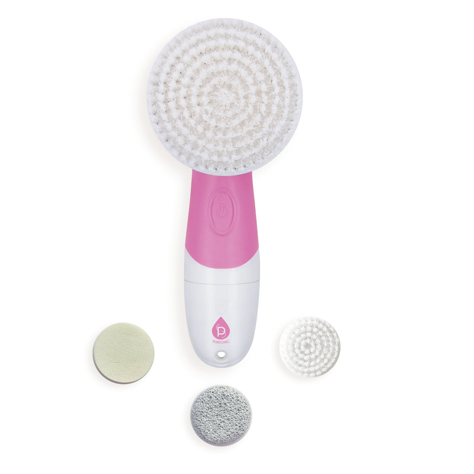 Pursonic - Waterproof Facial Cleansing Brush - Pink
