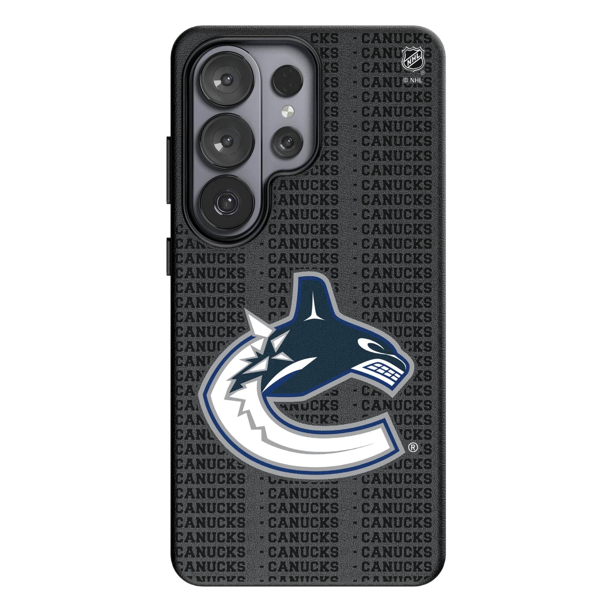 Keyscaper - NHL - Vancouver Canucks Text Backdrop Galaxy Magnetic Bump Case - S26 Plus - Black price history on PriceWatchPro