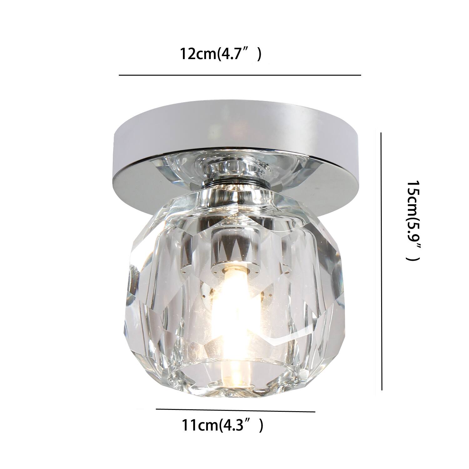 12cm (4.7")  
15cm (5.9")  
11cm (4.3")