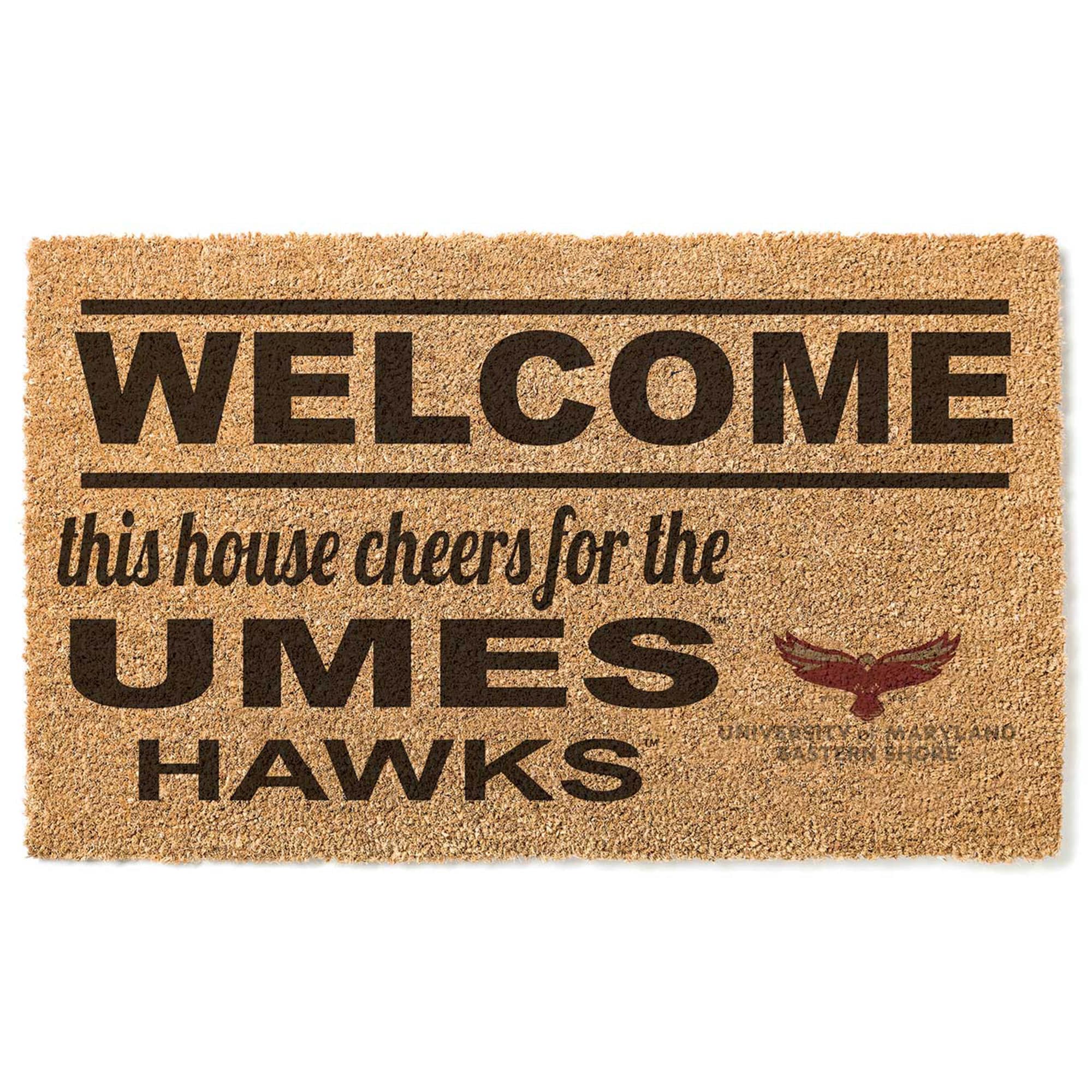 Maryland Eastern Shore Hawks 18" x 30" Welcome Doormat