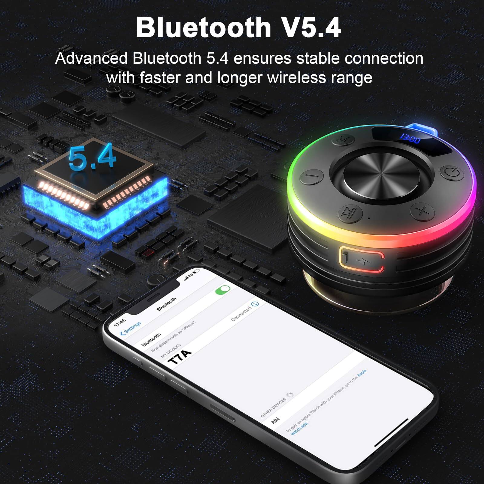 Bluetooth V5.4

Advanced Bluetooth 5.4 ensures stable connection with faster and longer wireless range.