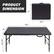 PRODUCT DIMENSION
- Length: 49.2"
- Width: 24.4"
- Height: 24"
- Height (adjustable): 22.8-29"