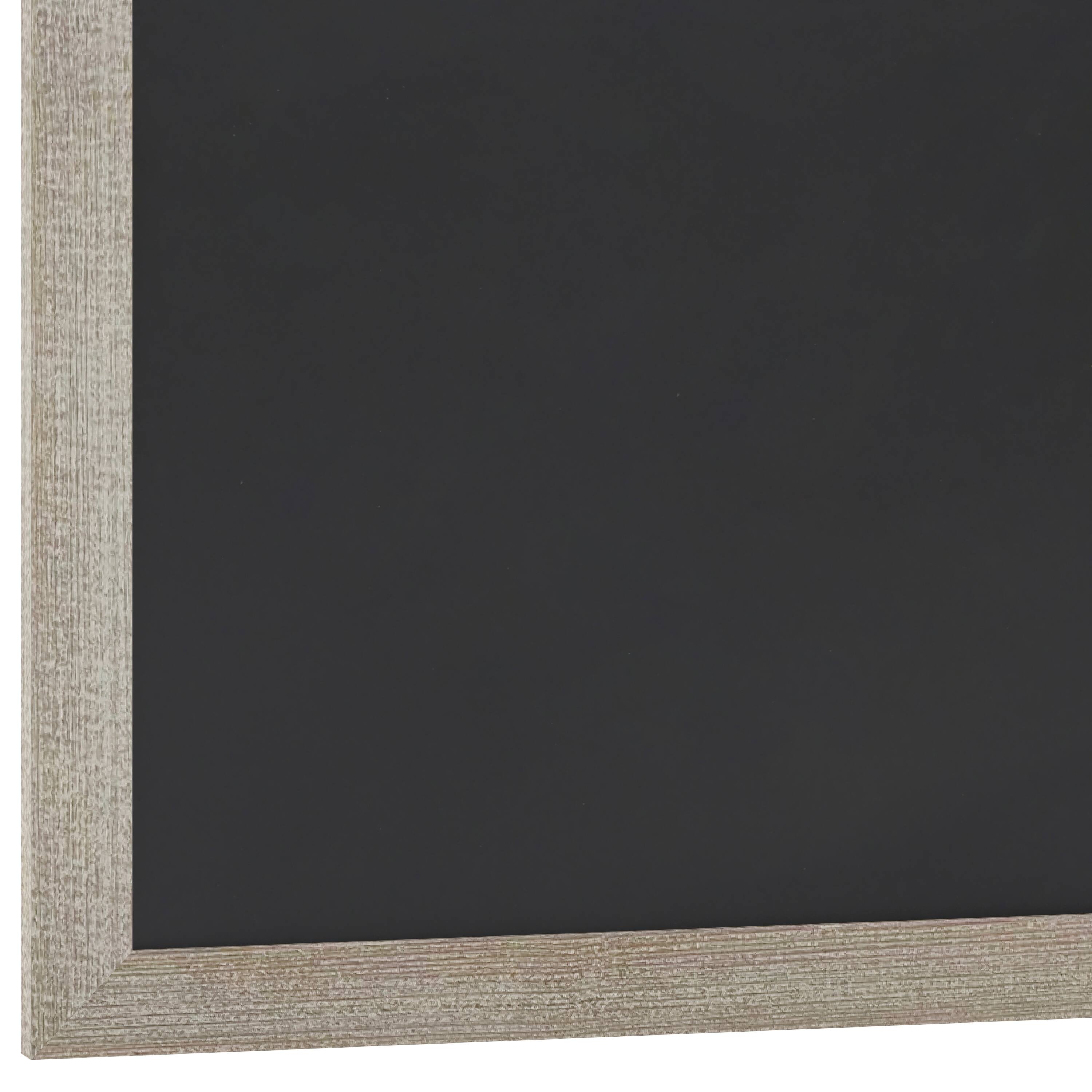 Alt View 10. Emma + Oliver - Burke Framed Decorative Wall Hanging Chalkboard with Magnetic Surface and Eraser for Weddings, Parties, Showers and More - Weathered Brown.