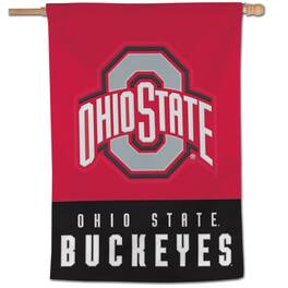 WinCraft - Ohio State Buckeyes 28" x 40" Applique Vertical Banner - Multicolor