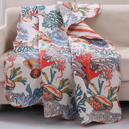 BreeBe - Atlantis Throw - Coral