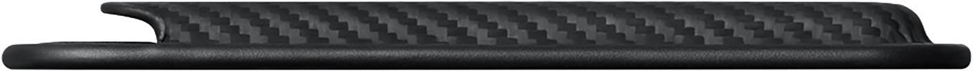 Left. Pitaka - Magnetic Woven Wallet - Black.