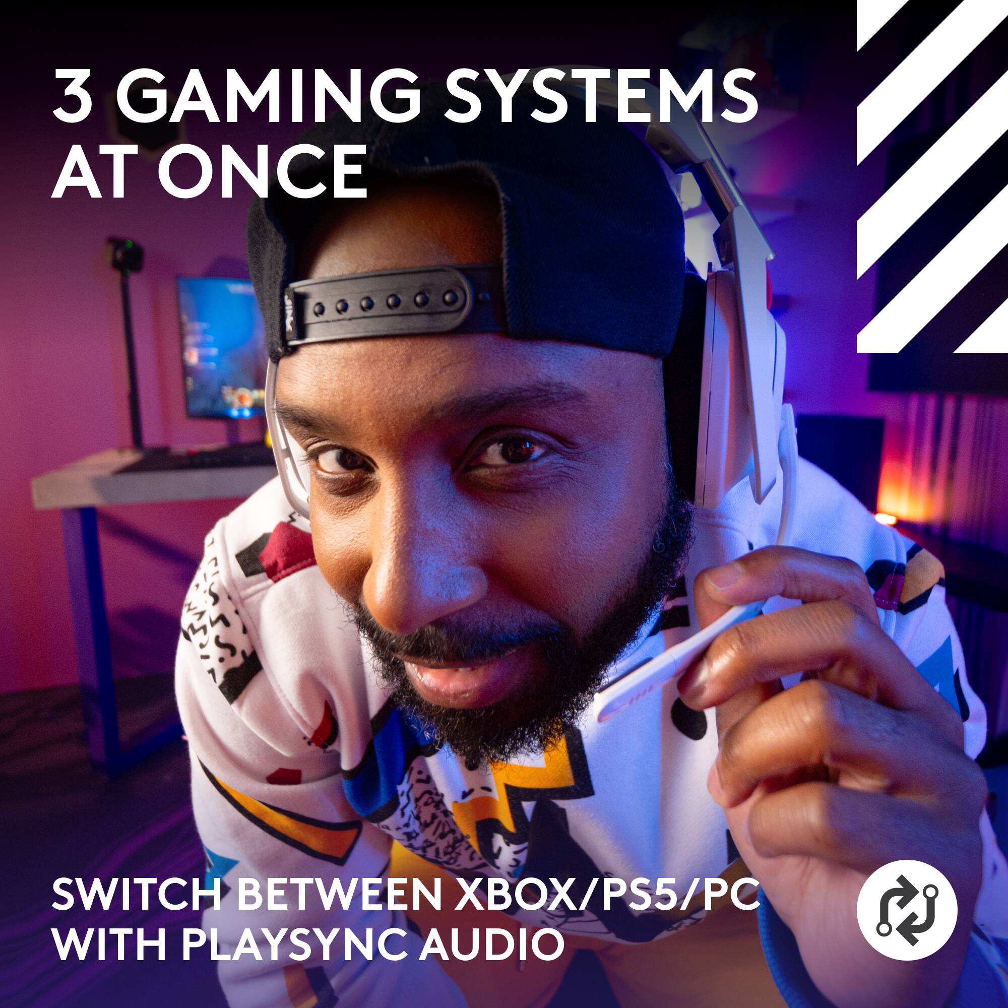 3 Gaming Systems at Once: Switch Between Xbox/PS5/PC with PlaySync Audio