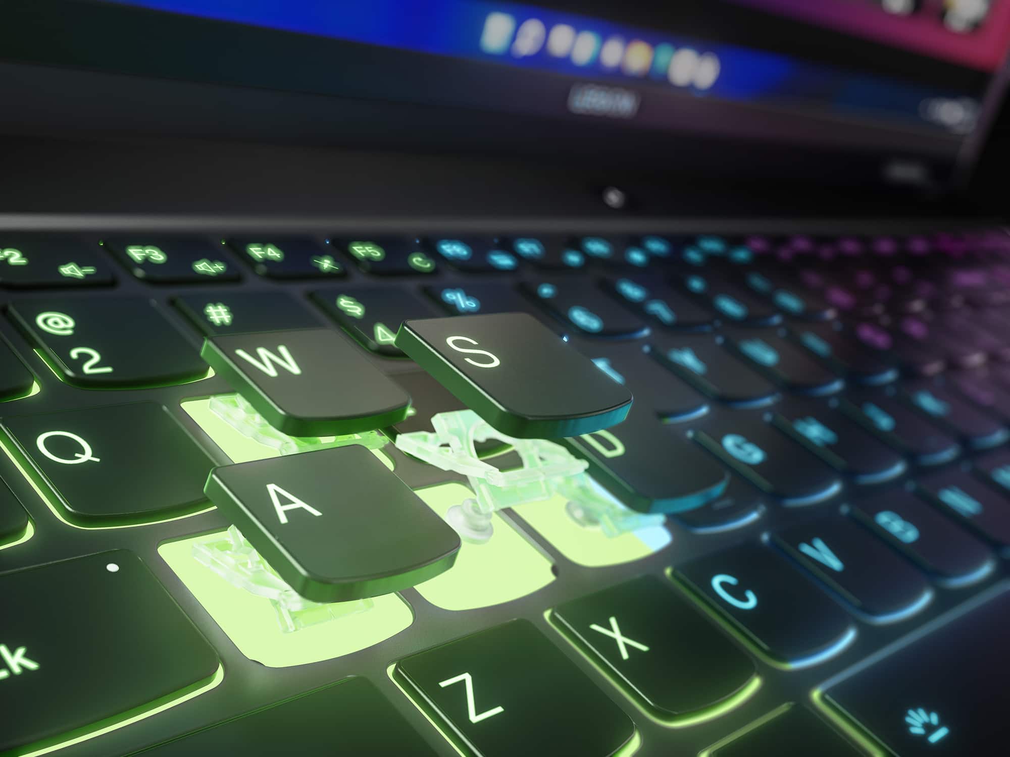 Alt View 20. Lenovo - Legion Pro 5i 16" Gaming Laptop WQXGA - Intel 13th Gen Core i7 with 16GB Memory - NVIDIA GeForce RTX 4070 8GB - 1TB SSD - Onyx Grey.