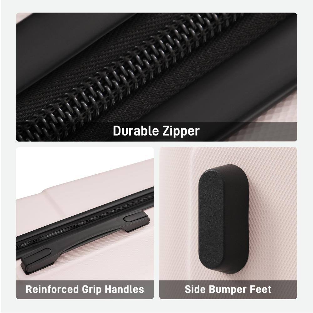 Durable Zipper  
Reinforced Grip Handles  
Side Bumper Feet