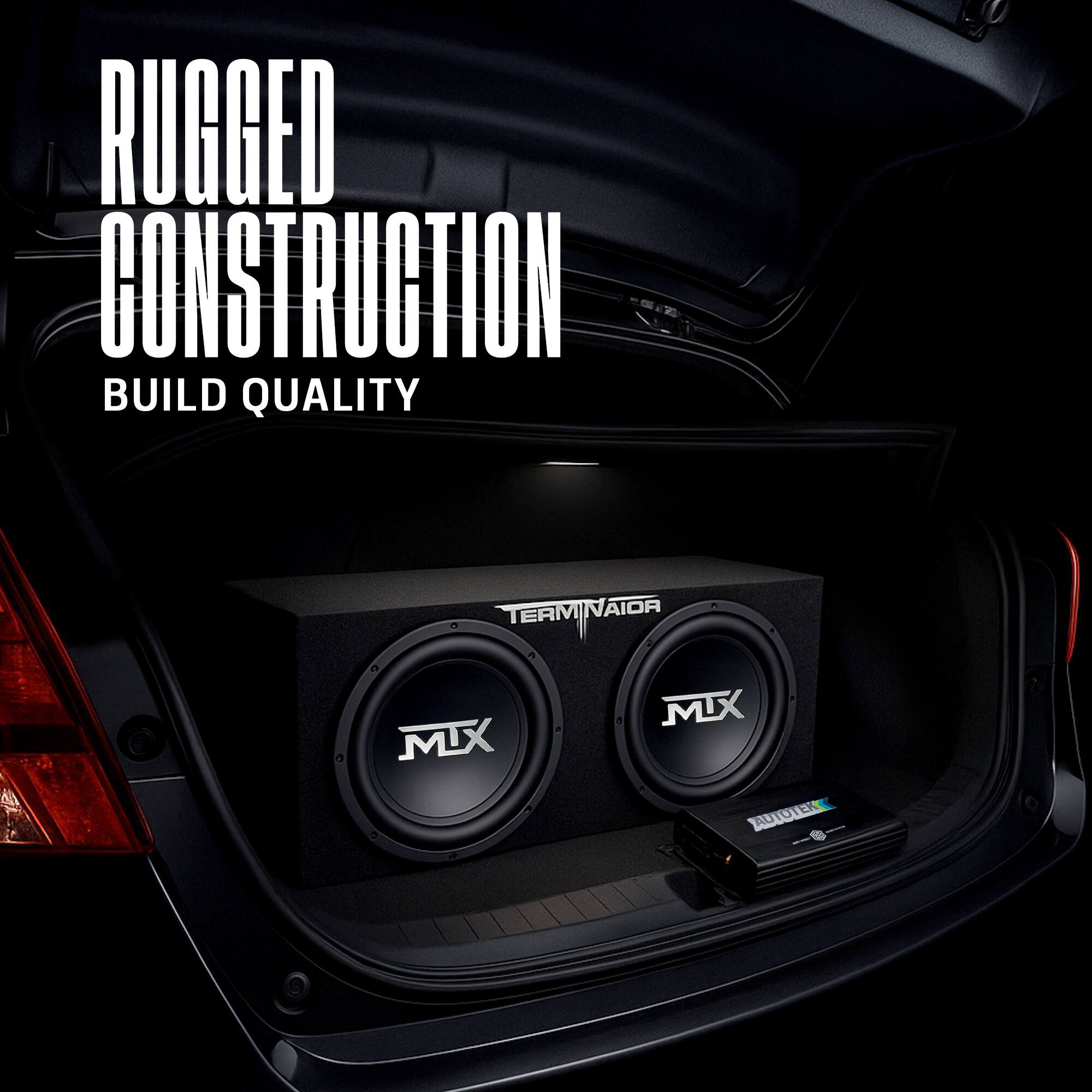 RUGGED CONSTRUCTION  
BUILD QUALITY  

TERMINATOR  
MTX  
MTX  

AUTOELECTRIC