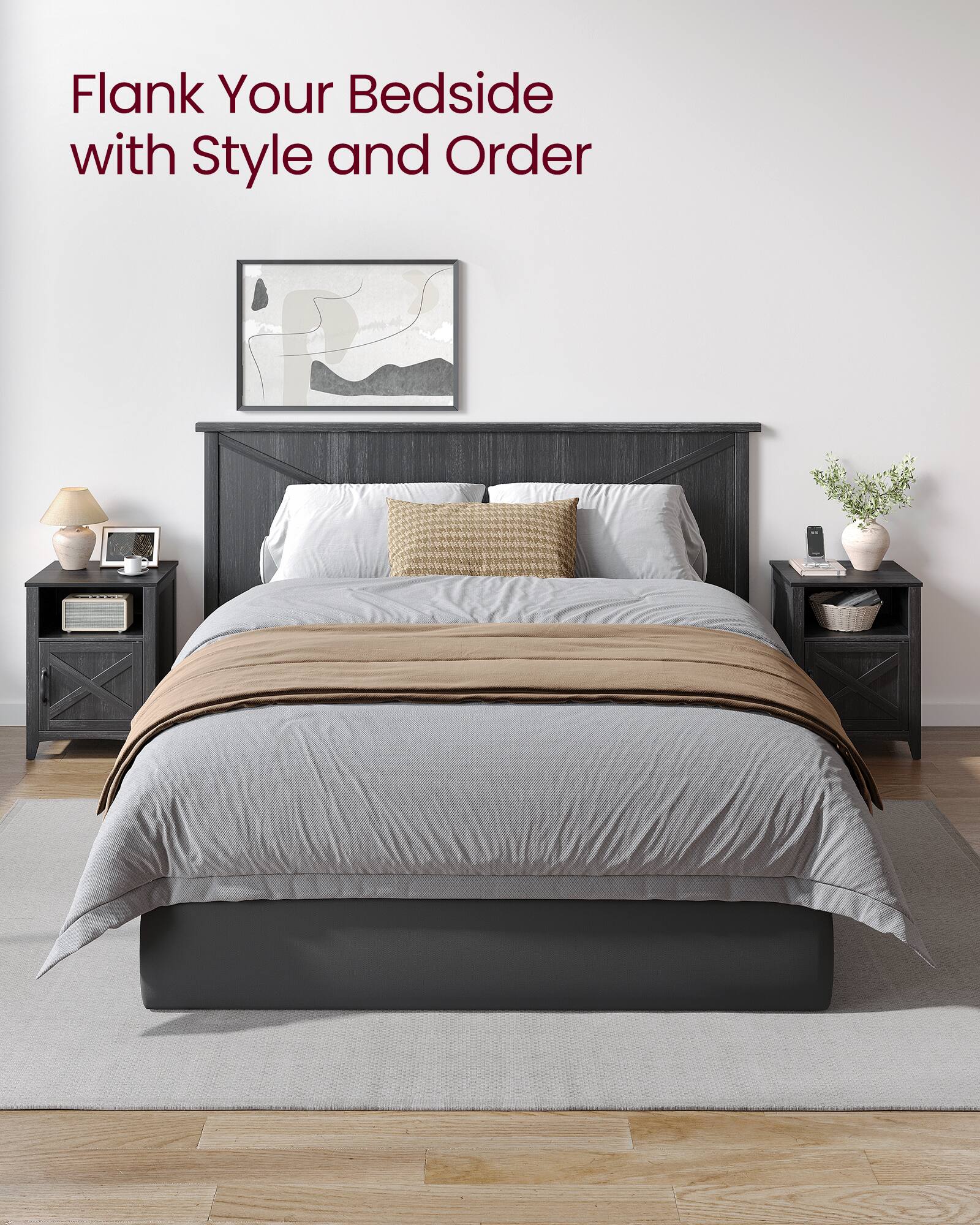 Flank Your Bedside with Style and Order