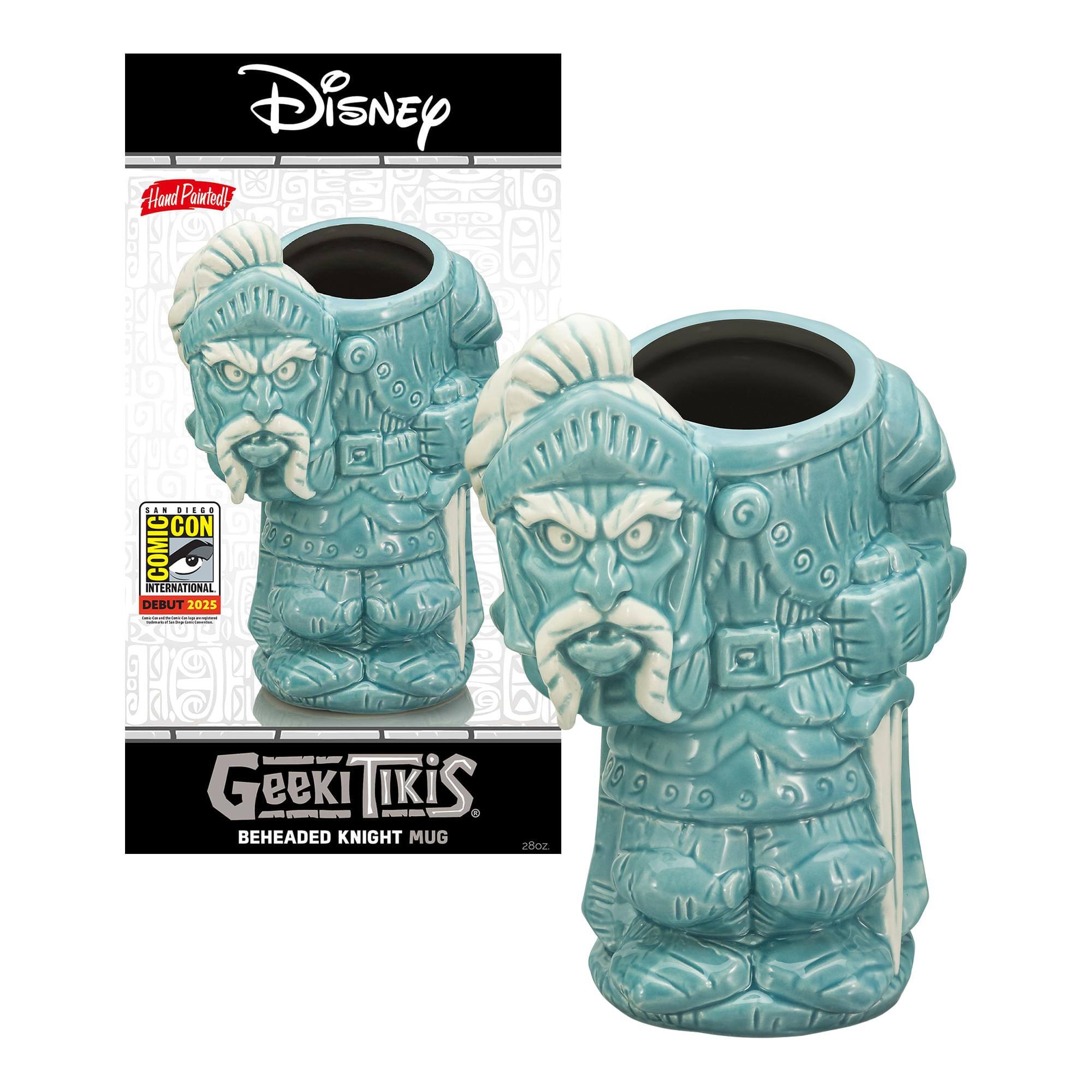 Disney Hand Painted!  
...  
COMIC CON INTERNATIONAL DEBUT 2025  
Geeki Tikis  
BEHEADED KNIGHT MUG 28oz